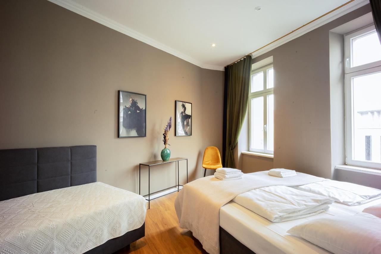 Leipzig-Suites No.12 4 Zimmer Apartment Und Balkon Екстер'єр фото